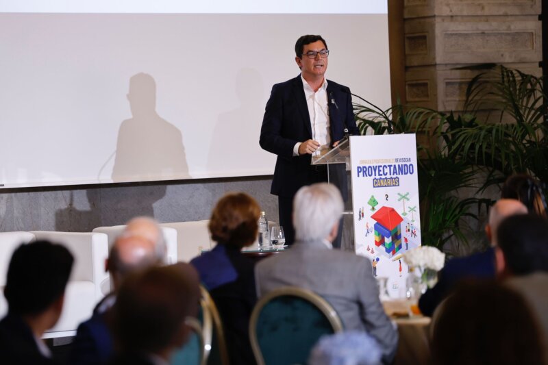 Pablo Rodríguez durante su intervención en las jornadas de VISOCAN 