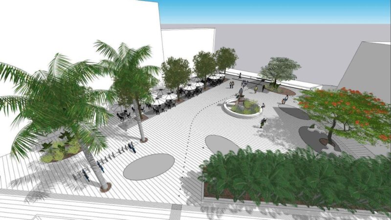 Diseño de cómo quedará el proyecto en la zona del Orche en Santa Cruz de Tenerife tras la remodelación / Ayuntamiento de Santa Cruz de Tenerife