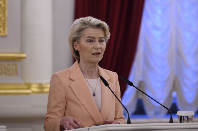 La presidenta de la Comisión Europea, Ursula von der Leyen. Imagen Europa Press
