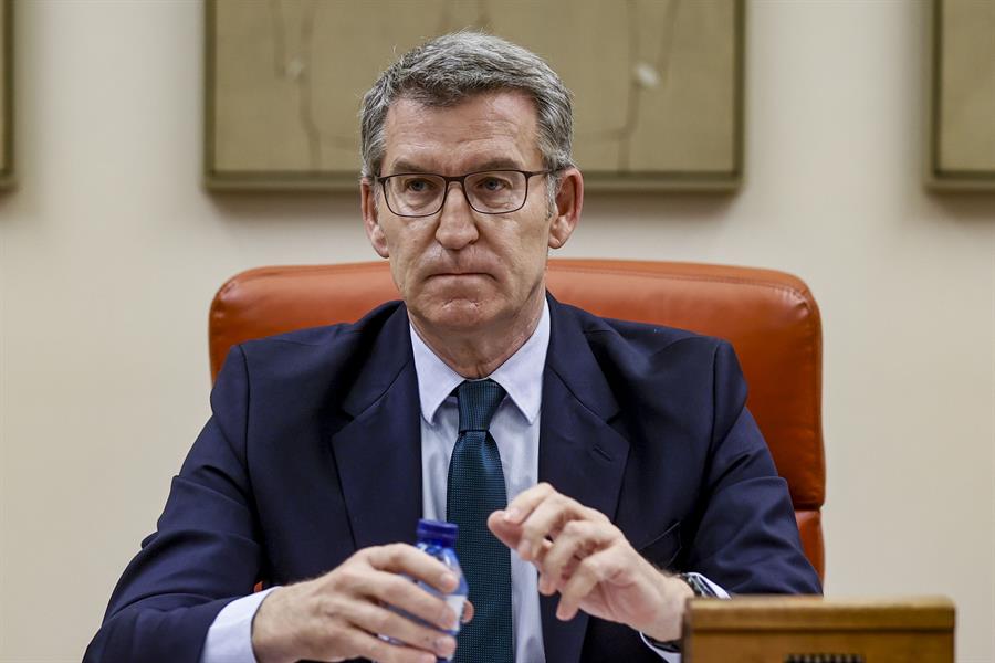 El presidente del PP, Núñez Feijóo, ha anunciado la solicitud de comparecencia del presidente del Gobierno, Pedro Sánchez, en el Congreso.