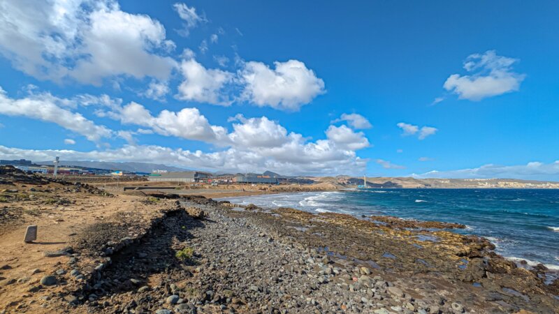 Imagen cedida por Antonio Rico, costa de Telde, Gran Canaria
