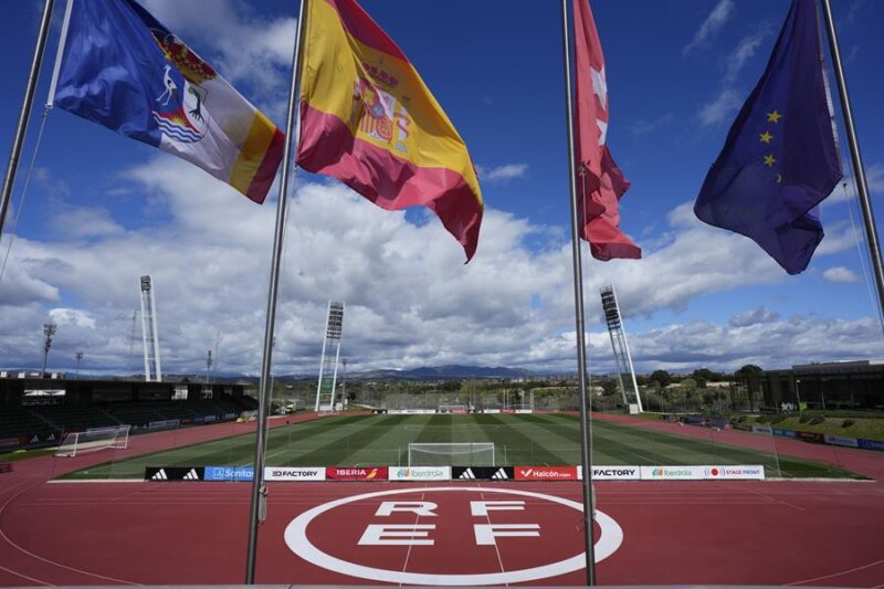 Campos de la Real Federación Española de Fútbol (RFEF) en la Ciudad del Fútbol de Las Rozas. Imagen EFE