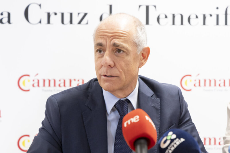 Santiago Sesé, presidente de la Cámara de Comercio de Santa Cruz de Tenerife. Imagen cedida