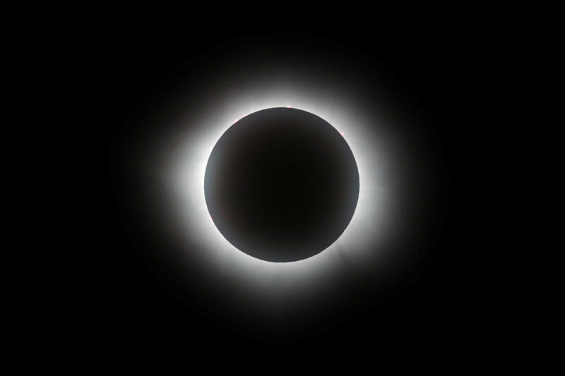 Así se vivió el eclipse de Sol en América y que se vio parcialmente en Canarias