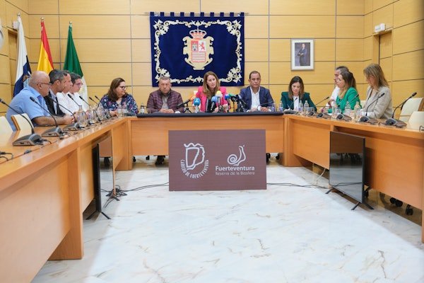 Imagen del encuentro entre instituciones de Fuerteventura. Foto Cabildo de Fuerteventura