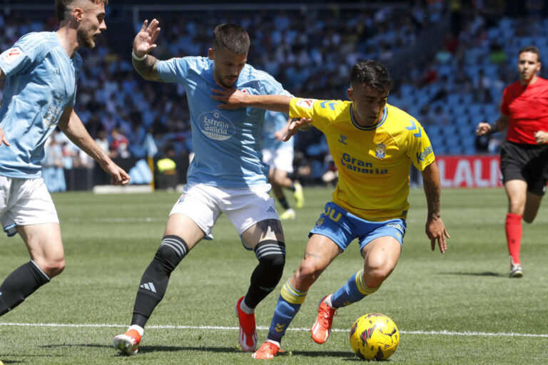 4-1. Las Palmas cae ante el Celta de Vigo y alarga su mala racha