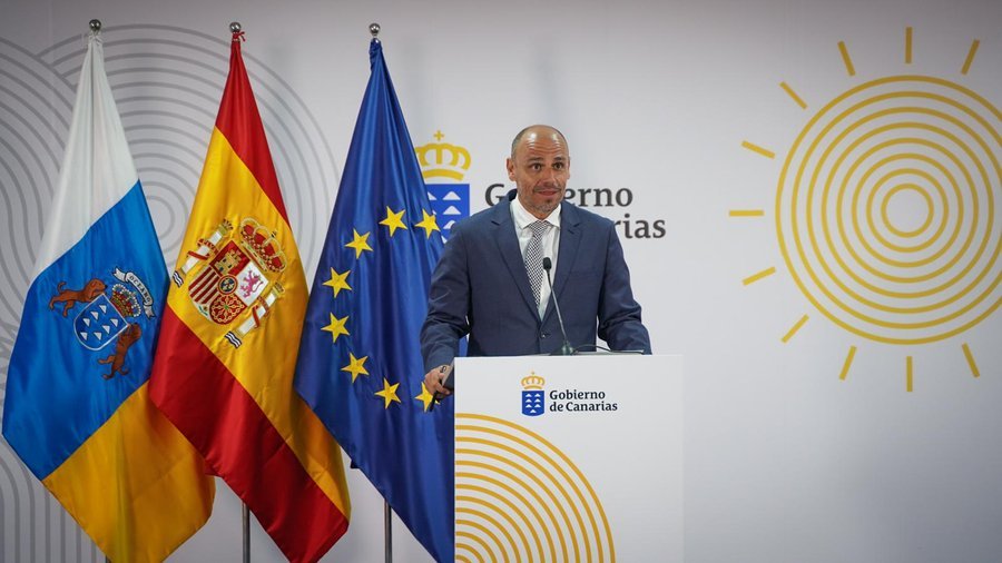 El portavoz del Gobierno de Canarias, Alfonso Cabello. Imagen Presidencia del Gobierno