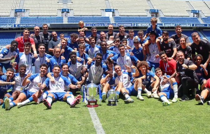 El CD Tenerife B conquista la Copa Heliodoro. Imagen CD Tenerife