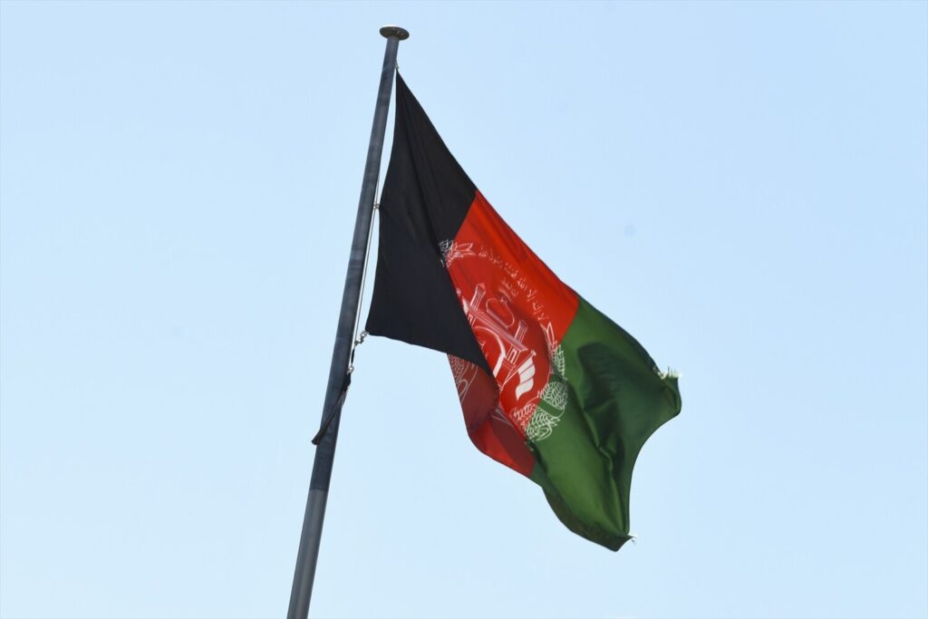 Bandera de Afganistán. Imagen: APP Image/Lukas Coch) NO ARCHIVING AAPIMAGE / DPA