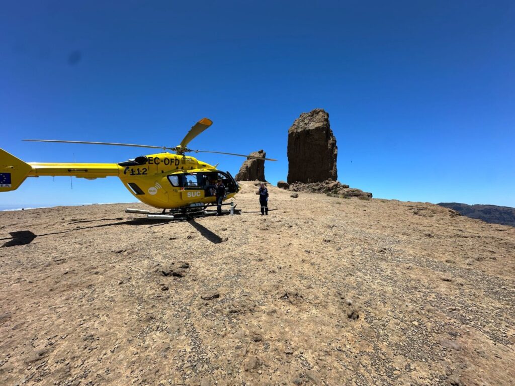 Una mujer fallece tras caer desde gran altura en la zona del Roque Nublo