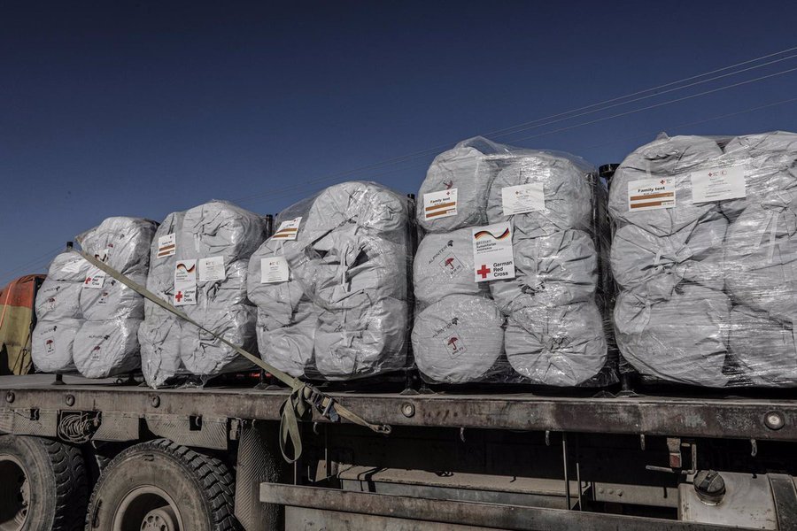 Instalado un muelle provisional para la ayuda humanitaria para Gaza. Imagen Europa Press