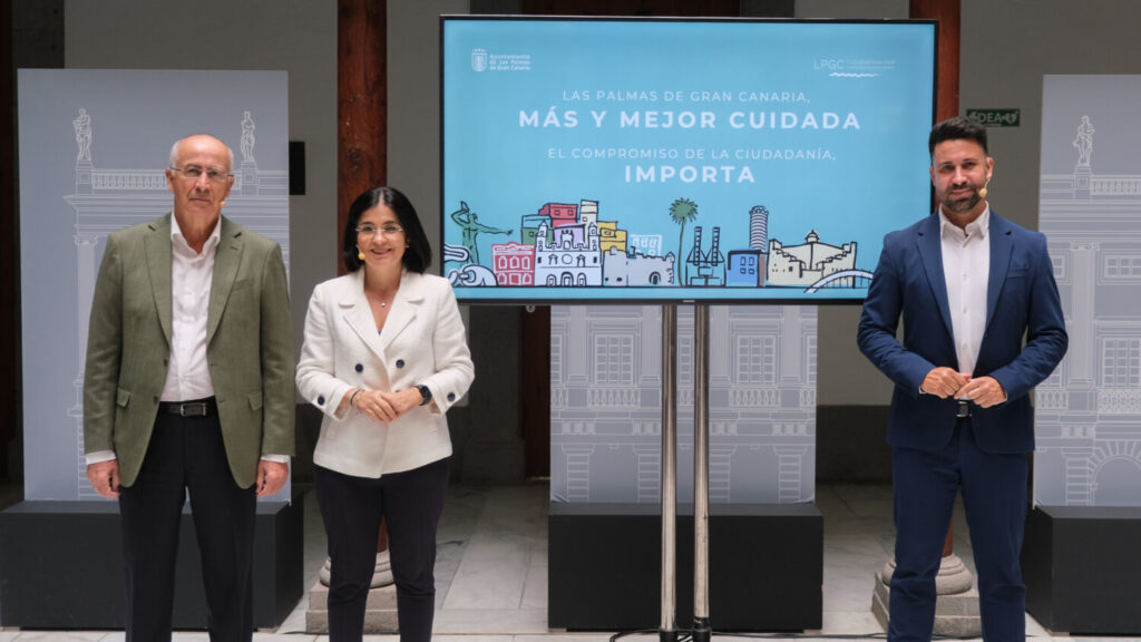 Acto de presentación del plan de higiene urbana. Imagen Ayuntamiento de Las Palmas de Gran Canaria
