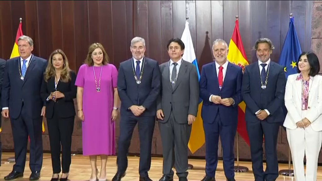 Acto de entrega del Collar de la Orden "Islas Canarias". Imagen RTVC
