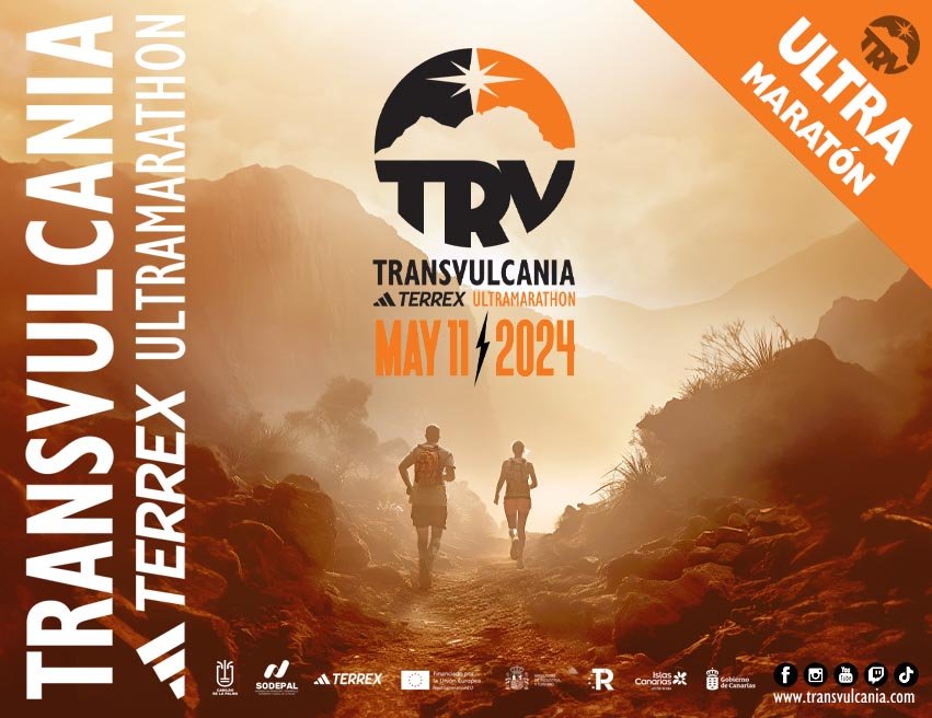 Cartel de la Ultramaratón de Transvulcania 2024