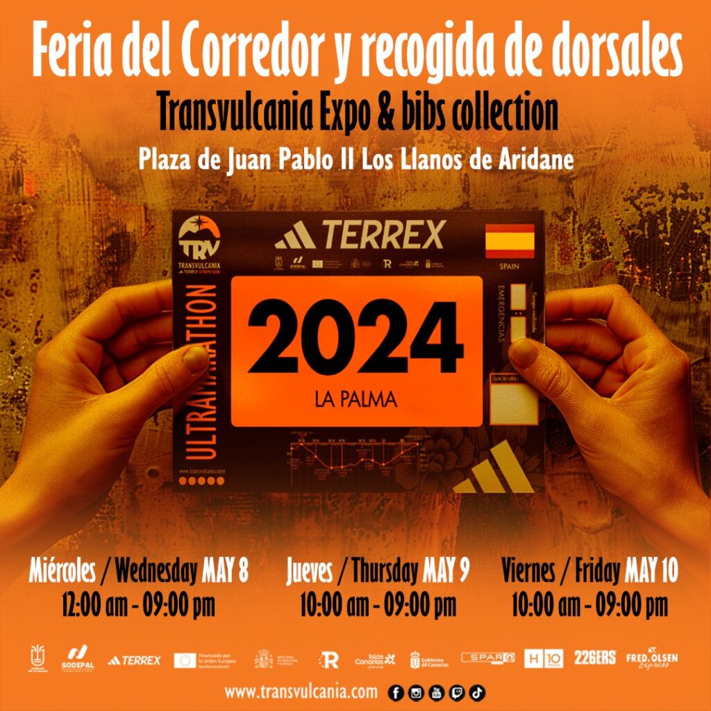 Imagen del cartel de la Feria del Corredor Transvulcania 2024