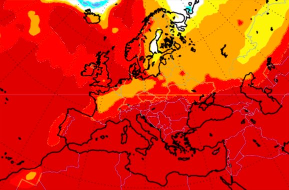 Mapa de predicción de la AEMET. Se espera un verano 2024 más cálido de lo normal / AEMET 