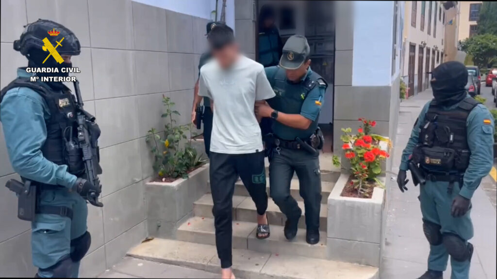 La Guardia Civil detiene a un joven en La Orotava con más de medio kilo de cocaína