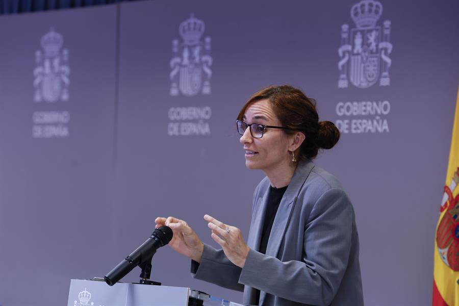 La ministra de Sanidad, Mónica García. Imagen EFE