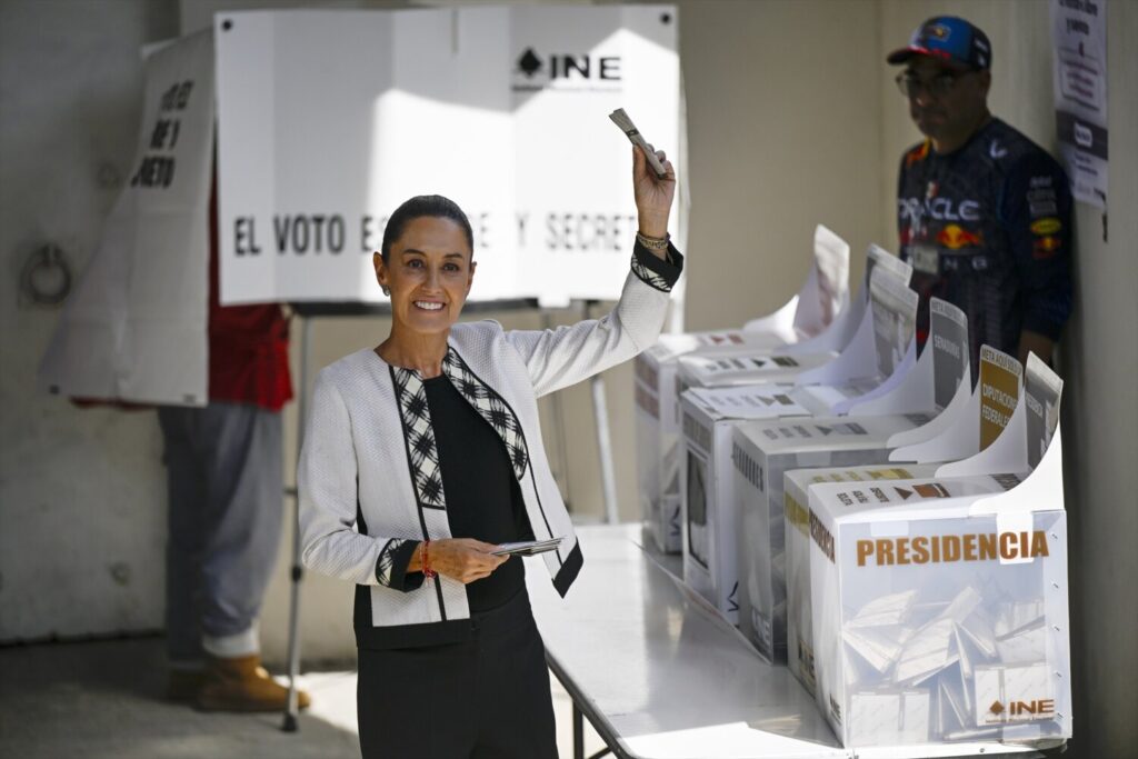 Sheinbaum se impone en las elecciones presidenciales en México, según el conteo rápido del INE