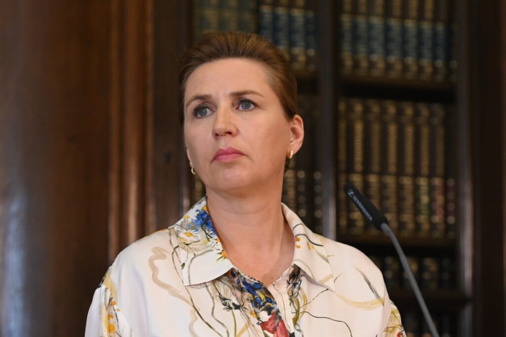 primera ministra danesa, Mette Frederiksen