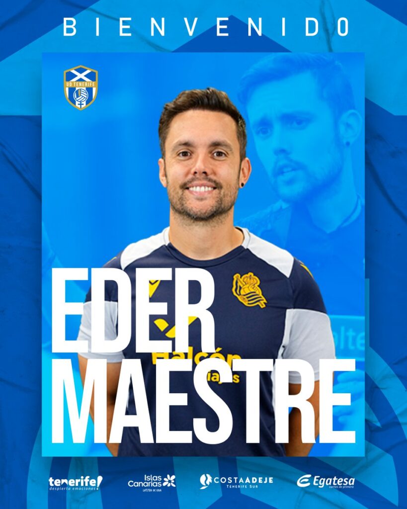 El Costa Adeje Tenerife ha anunciado que el técnico vasco Eder Maestre será el encargado de sustituir a José Herrera en la dirección de banquillo blanquiazul