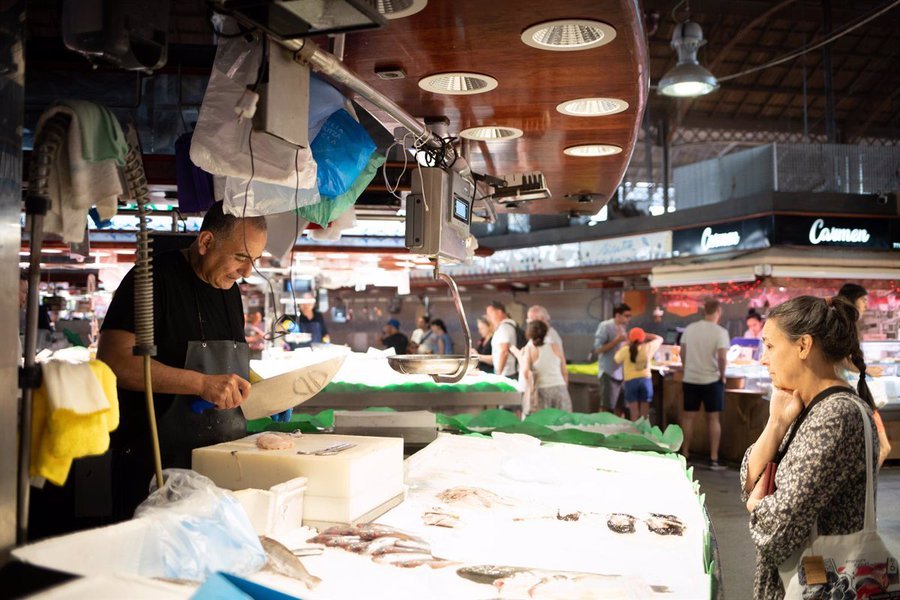 Crecimiento de la economía española. Imagen: Mercado. Europa Press