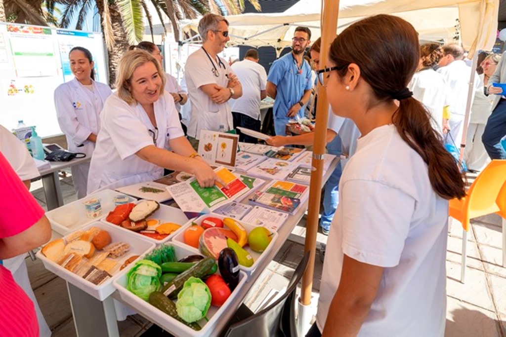 Éxito de participación en la Feria de la Salud organizada por el Hospital Dr. Negrín