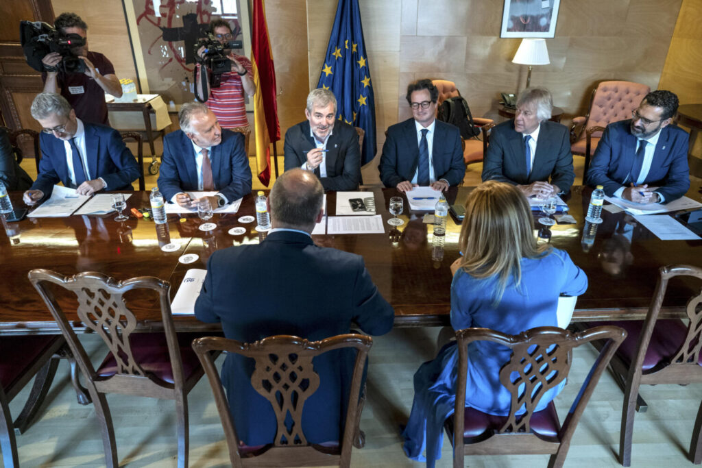 Reforma de la Ley de Extranjería. Reunión con el Grupo Popular en el Congreso. Imagen EFE