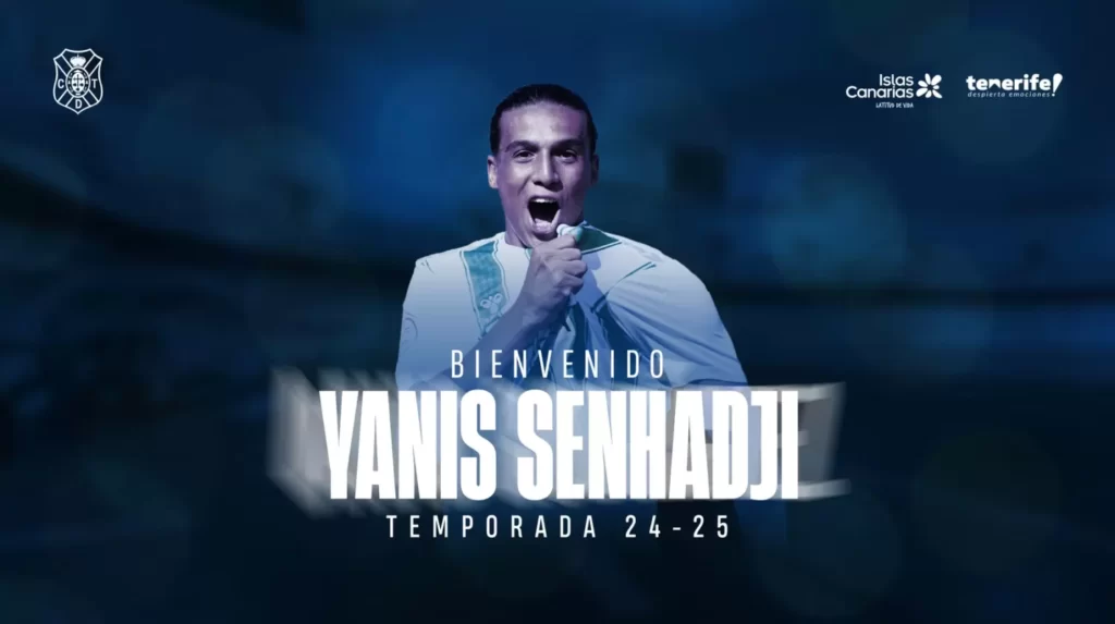 El CD Tenerife incorpora al delantero Yanis Senhadji