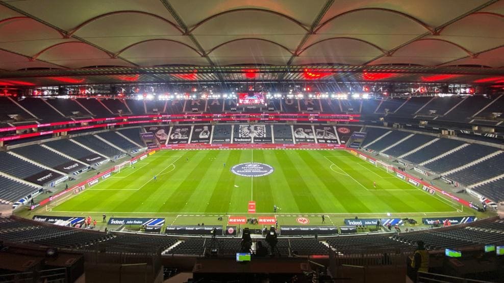 Frankfurt Arena, otro de los estadios de la Eurocopa 2024. Imagen UEFA EURO 2024