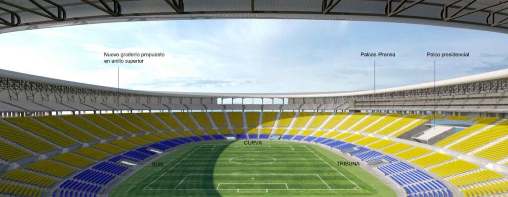 Proyecto de reforma del Estadio de Gran Canaria presentado por el Cabildo de Gran Canaria 