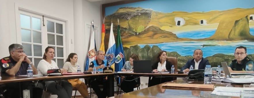 Arico celebra una reunión de seguridad con el Subdelegado del Gobierno de España