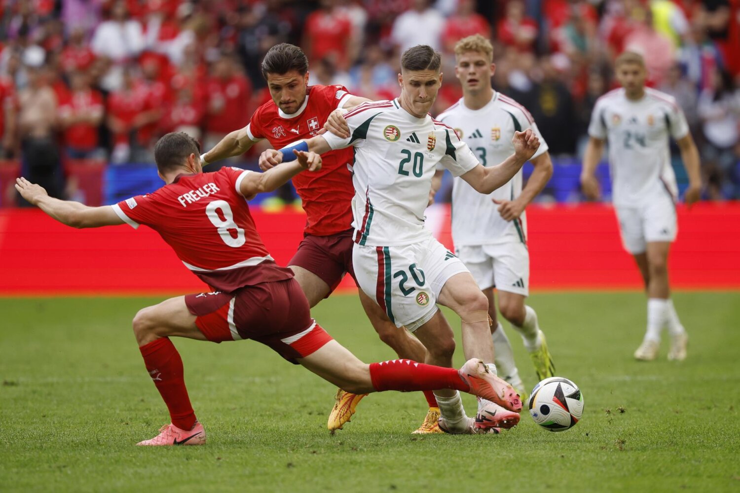 3-1.  Switzerland beats Hungary and reveals its playing cards on this Euro Cup