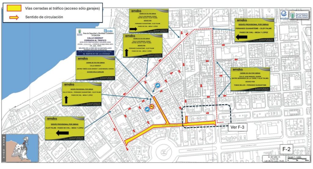 Nuevos cortes de tráfico en Las Palmas de Gran Canaria: Todo lo que debes saber