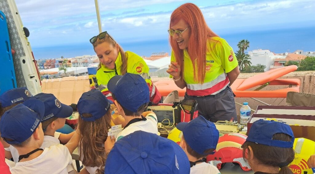 Más de 700 alumnos canarios conocen el SUC y se forman en primeros auxilios