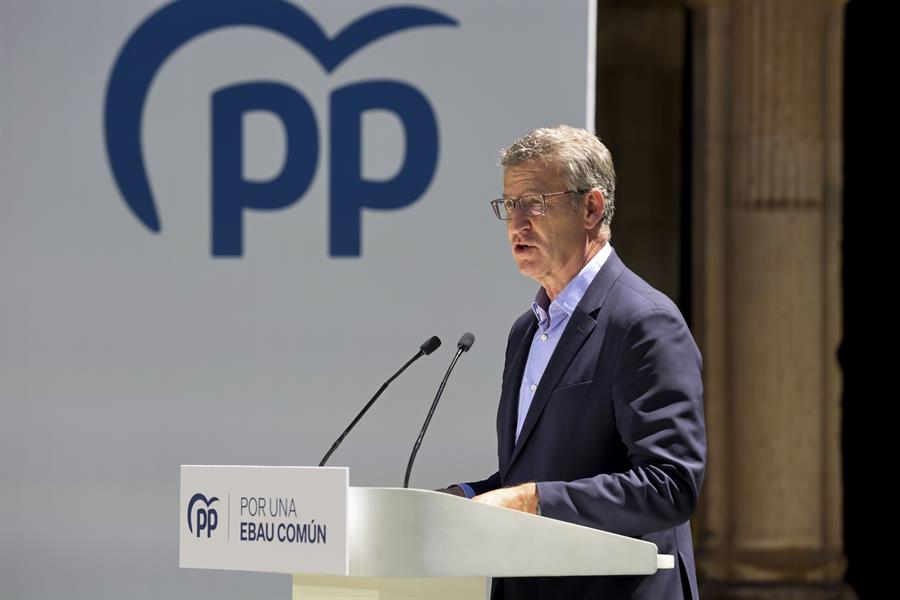 El presidente del PP, Alberto Núñez Feijóo. Imagen EFE