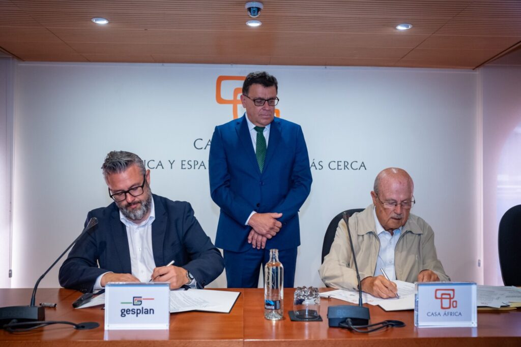 Gesplan firma un protocolo de colaboración con Casa África para potenciar su internacionalización