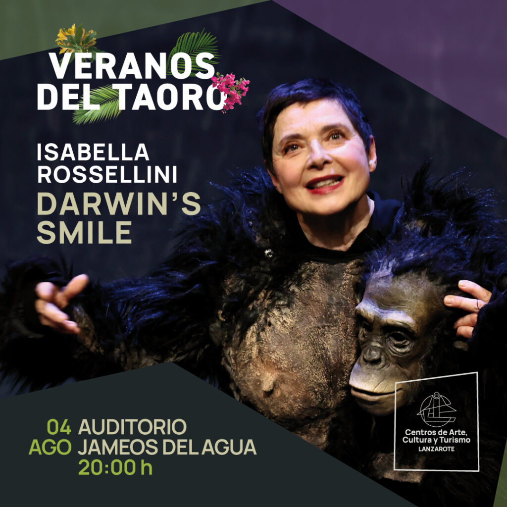 Isabella Rossellini en el Auditorio Jameos del Agua de Lanzarote. Imagen cedida Cabildo de Lanzarote