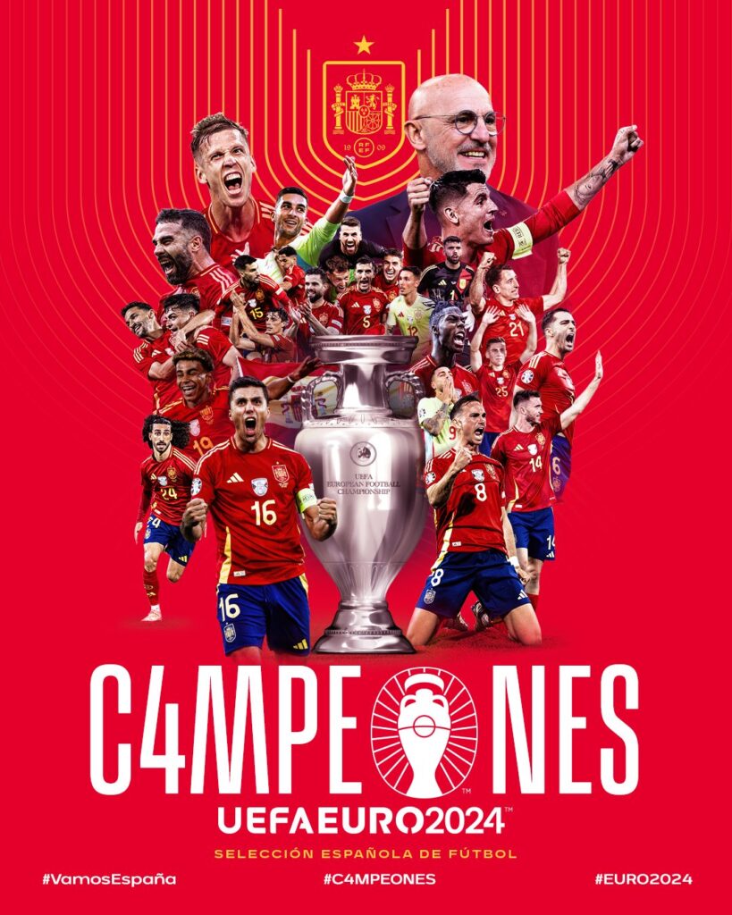 España se convierte en ganadora de la Eurocopa 2024