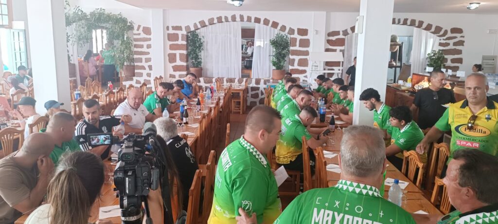 Almuerzo entre ambos equipos este sábado