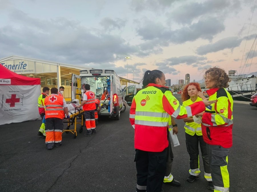 Diez migrantes permanecen ingresados en el Hospital Insular