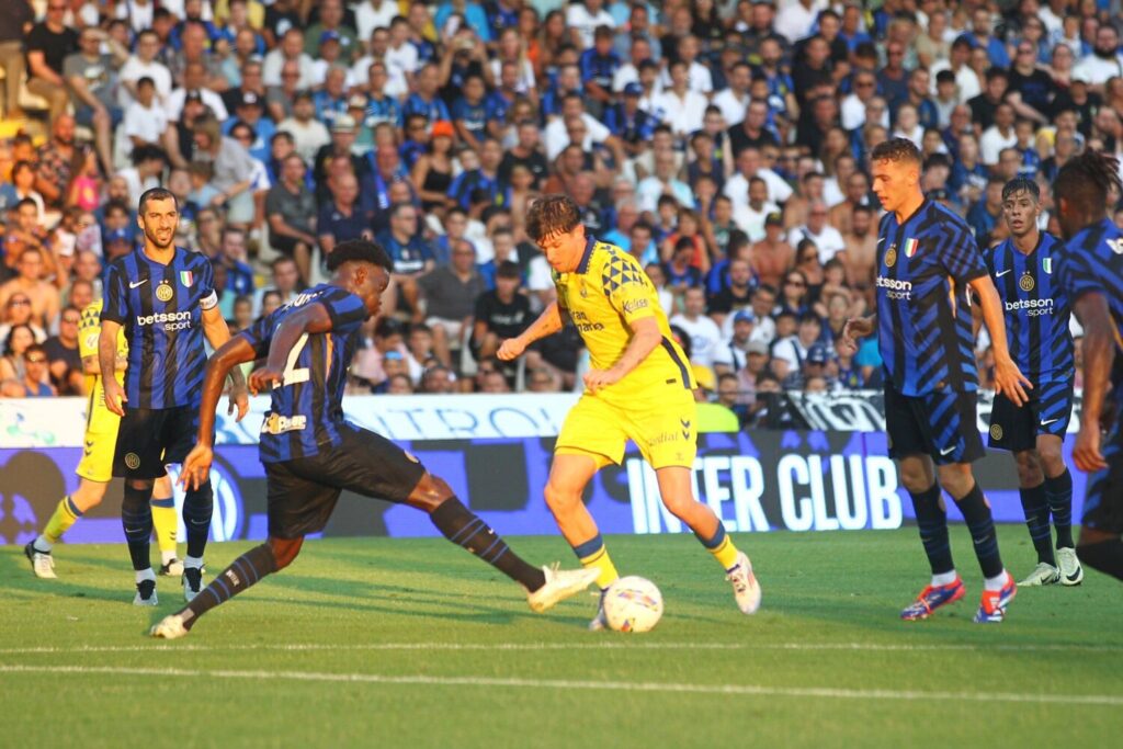 El primer gol del Inter de Milán llegó de penalti / UD Las Palmas 