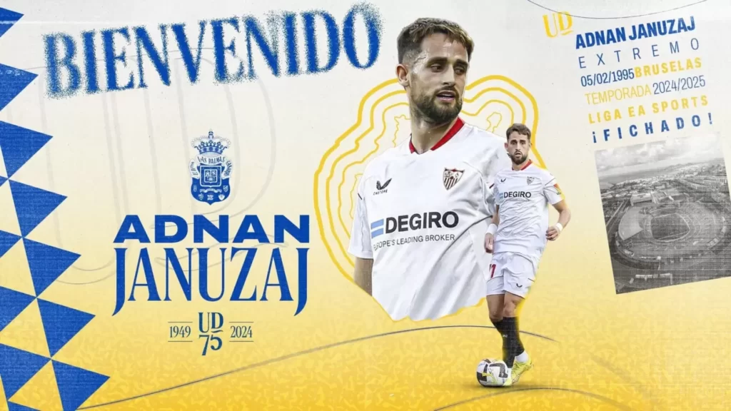 La UD Las Palmas refuerza su plantilla con la llegada de Januzaj