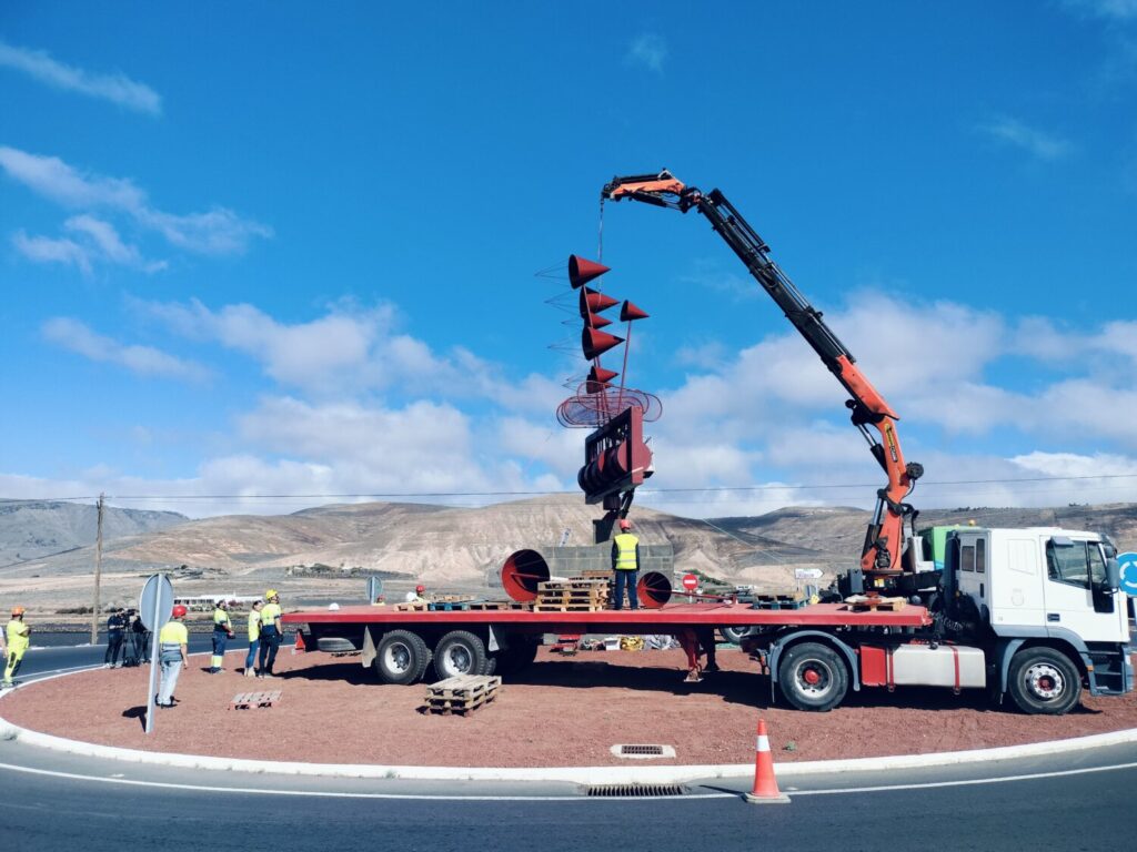 El Juguete de Viento de Arrieta recobra vida tras una exhaustiva restauración