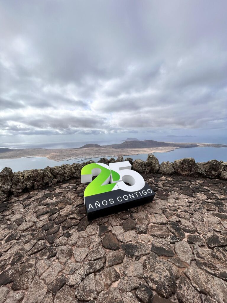 25 aniversario de Televisión Canaria. Mirador del Río, Lanzarote 