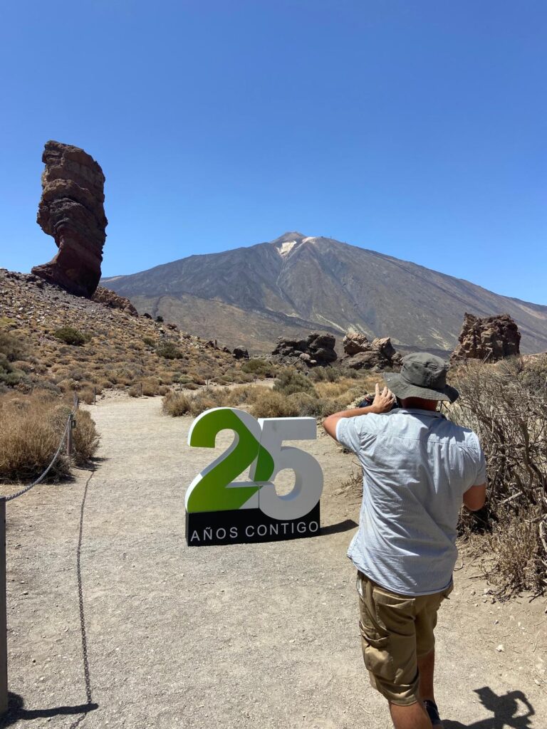 25 aniversario de Televisión Canaria. El Teide, Tenerife 