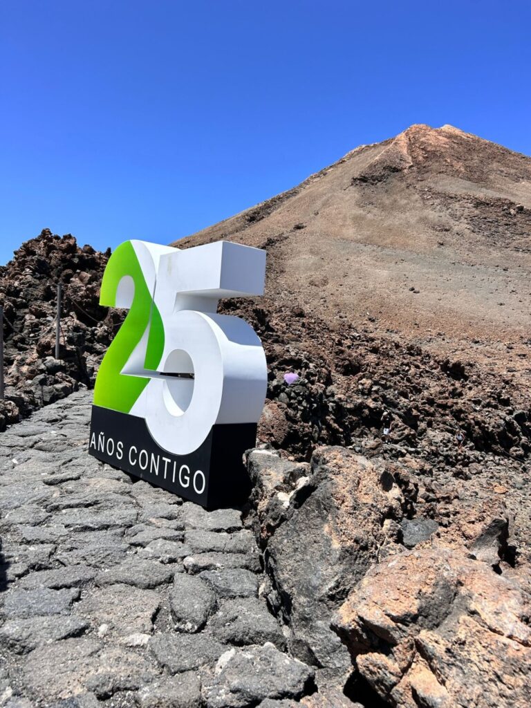 25 aniversario de Televisión Canaria. El Teide, Tenerife 