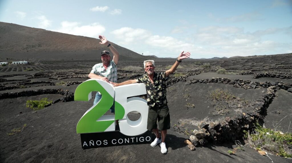 25 aniversario de Televisión Canaria. La Geria, Lanzarote 