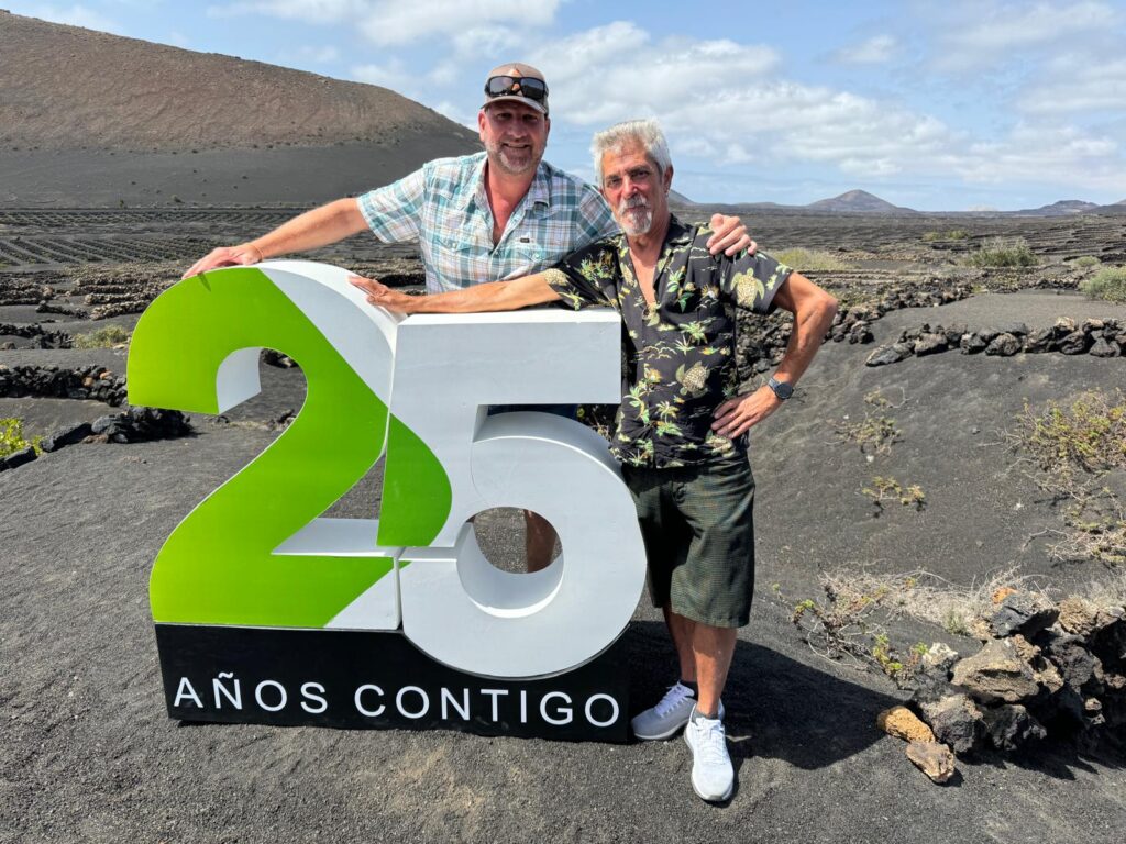 25 aniversario de Televisión Canaria. La Geria, Lanzarote 