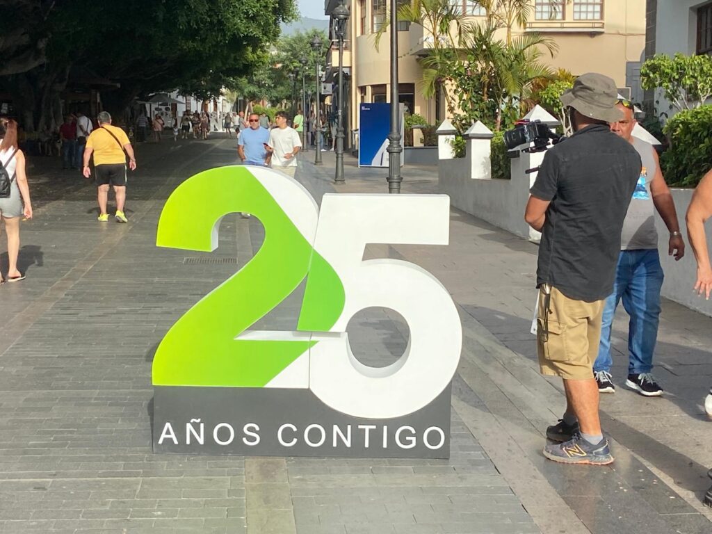 25 aniversario de Televisión Canaria. Los Llanos de Aridane, La Palma 